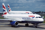 British Airways Airbus A320-232 (G-EUYB) at  London - Heathrow, United Kingdom