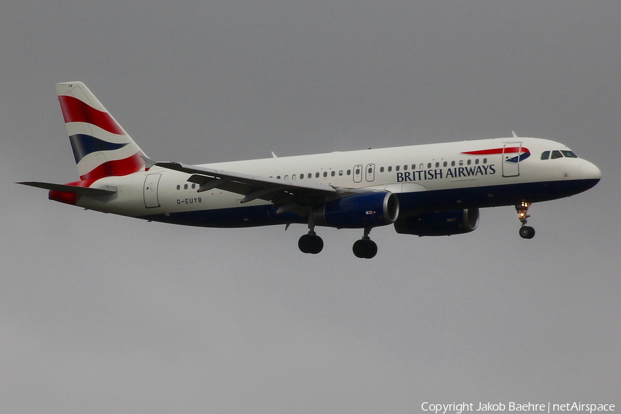 British Airways Airbus A320-232 (G-EUYB) | Photo 183955