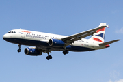 British Airways Airbus A320-232 (G-EUYB) at  London - Heathrow, United Kingdom