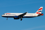 British Airways Airbus A320-232 (G-EUYB) at  London - Heathrow, United Kingdom