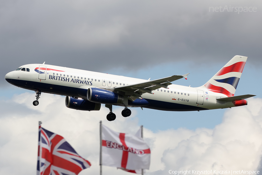 British Airways Airbus A320-232 (G-EUYB) | Photo 37649