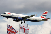 British Airways Airbus A320-232 (G-EUYB) at  London - Heathrow, United Kingdom