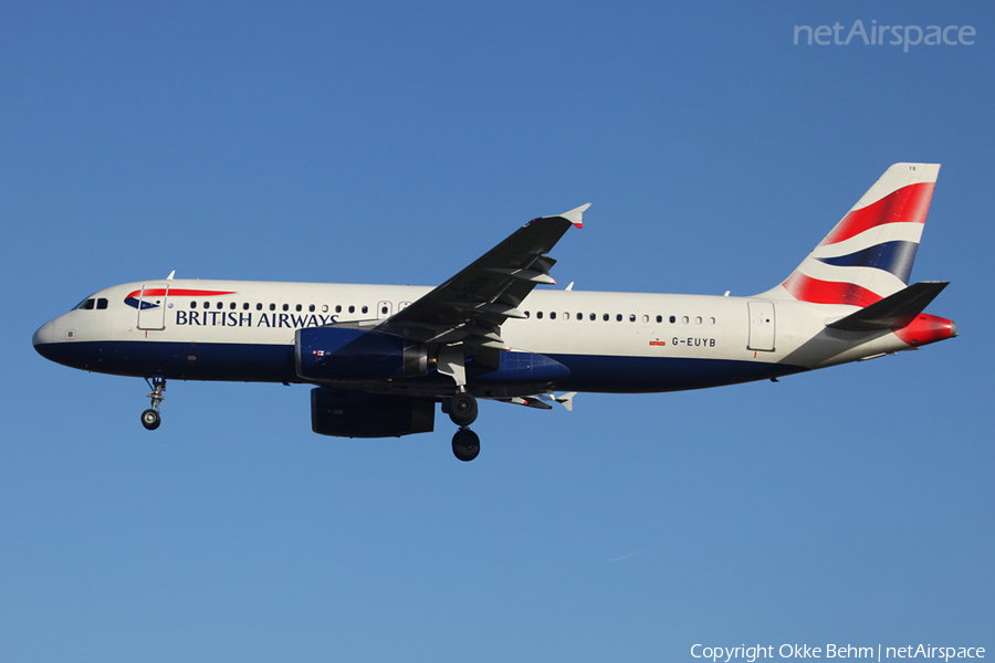 British Airways Airbus A320-232 (G-EUYB) | Photo 41540