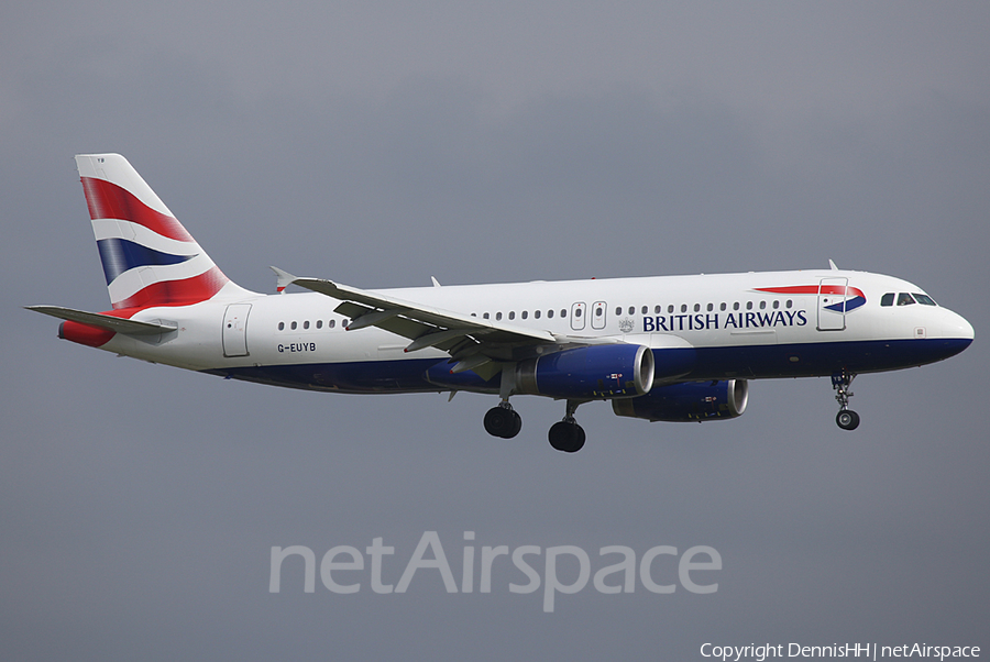 British Airways Airbus A320-232 (G-EUYB) | Photo 444321