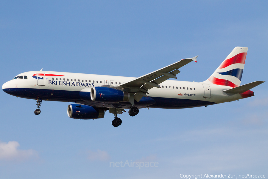 British Airways Airbus A320-232 (G-EUYB) | Photo 524182
