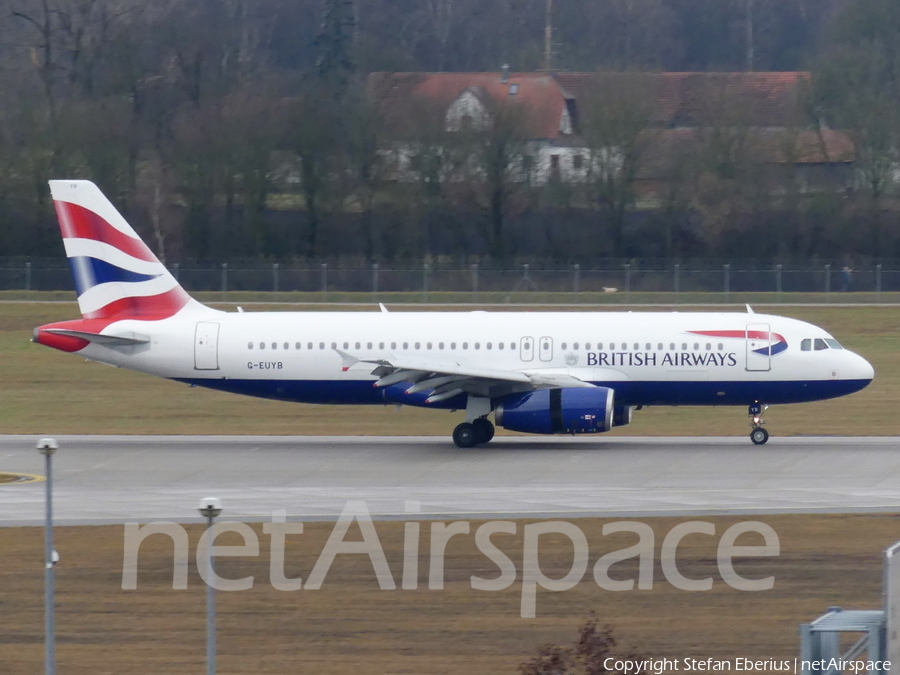 British Airways Airbus A320-232 (G-EUYB) | Photo 364448