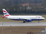 British Airways Airbus A320-232 (G-EUYB) at  Munich, Germany