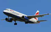 British Airways Airbus A320-232 (G-EUYC) at  Barcelona - El Prat, Spain