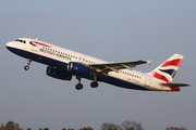 British Airways Airbus A320-232 (G-EUYC) at  Hamburg - Fuhlsbuettel (Helmut Schmidt), Germany