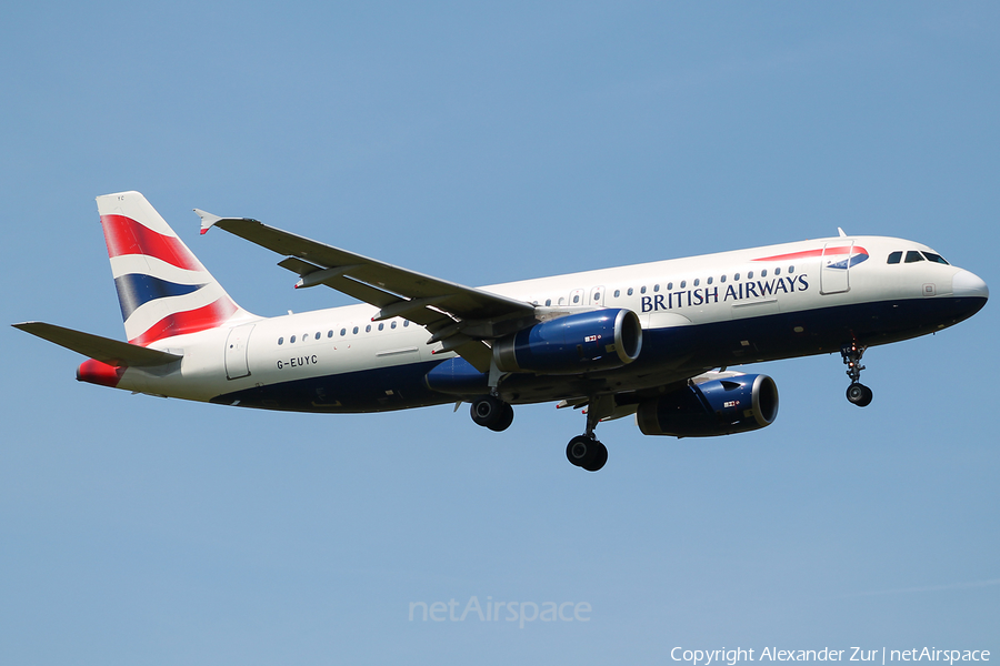 British Airways Airbus A320-232 (G-EUYC) | Photo 408063