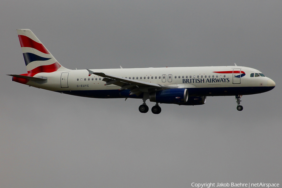 British Airways Airbus A320-232 (G-EUYC) | Photo 183942