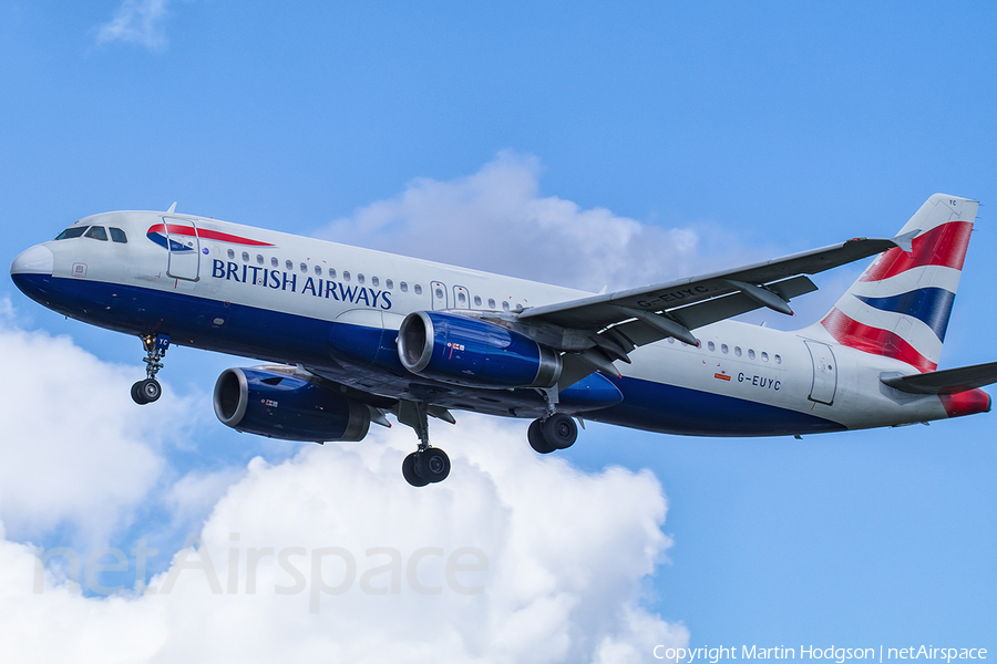 British Airways Airbus A320-232 (G-EUYC) | Photo 247978
