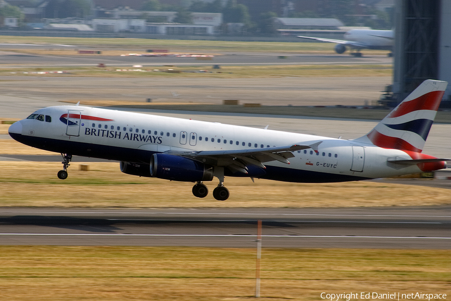 British Airways Airbus A320-232 (G-EUYC) | Photo 251985