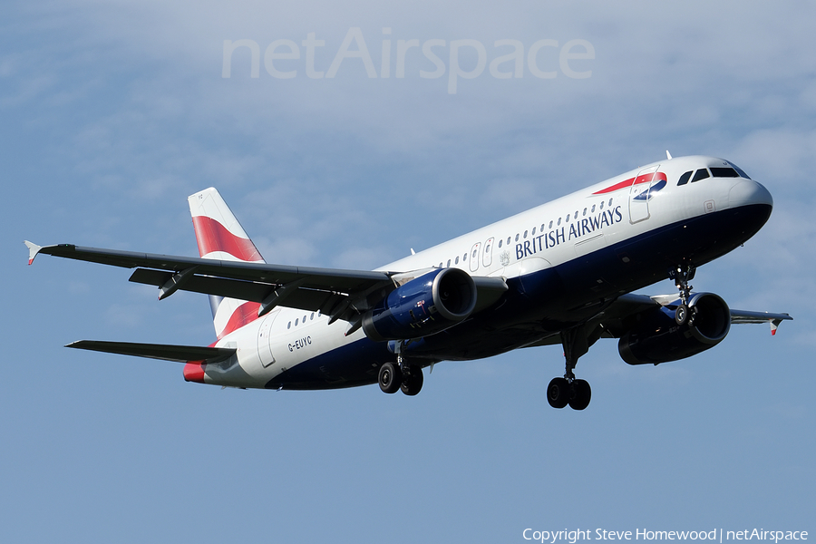 British Airways Airbus A320-232 (G-EUYC) | Photo 525055