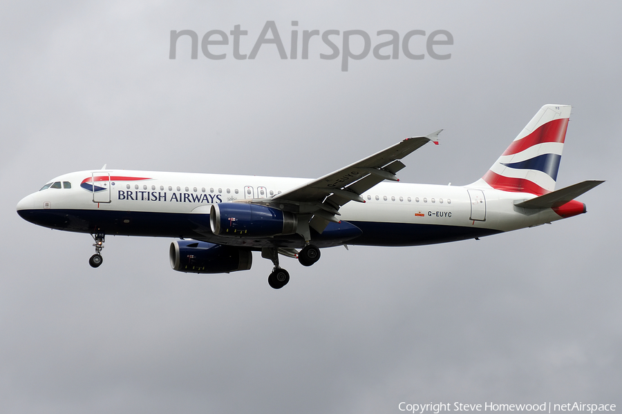 British Airways Airbus A320-232 (G-EUYC) | Photo 534184