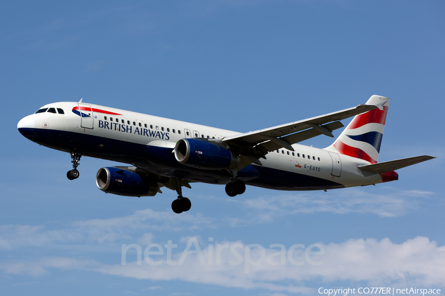British Airways Airbus A320-232 (G-EUYC) | Photo 54969