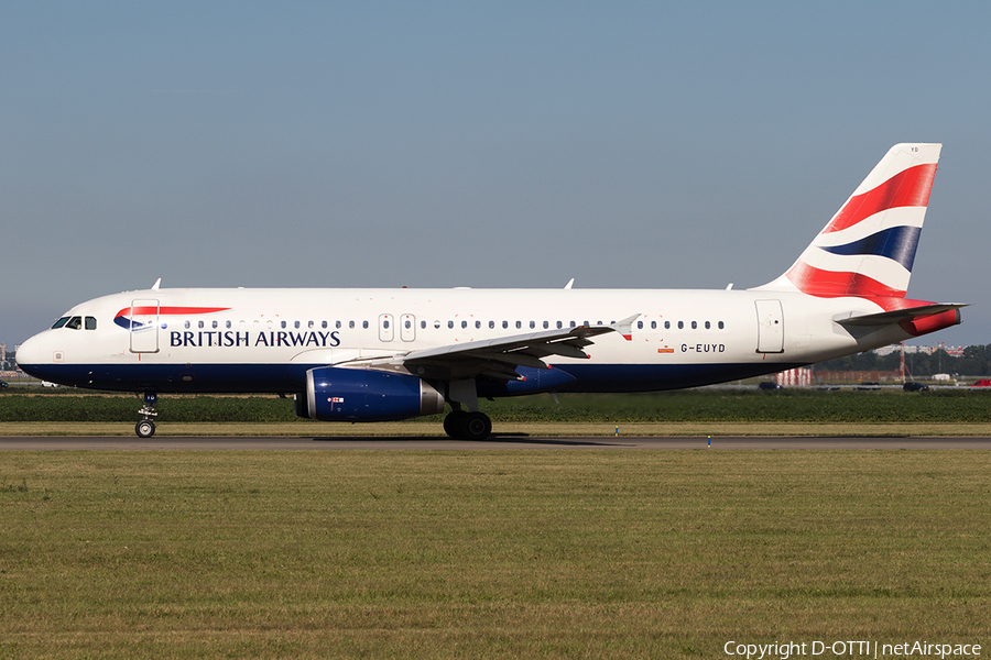 British Airways Airbus A320-232 (G-EUYD) | Photo 609981