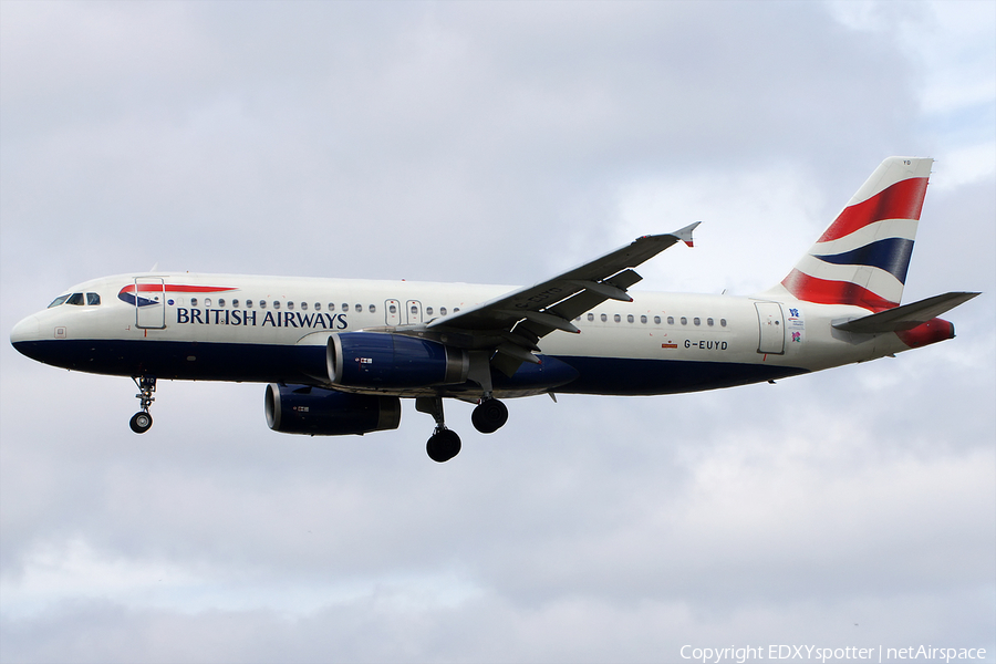 British Airways Airbus A320-232 (G-EUYD) | Photo 275400