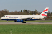 British Airways Airbus A320-232 (G-EUYD) at  Hamburg - Fuhlsbuettel (Helmut Schmidt), Germany