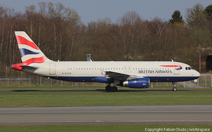 British Airways Airbus A320-232 (G-EUYD) | Photo 268428