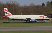 British Airways Airbus A320-232 (G-EUYD) at  Hamburg - Fuhlsbuettel (Helmut Schmidt), Germany