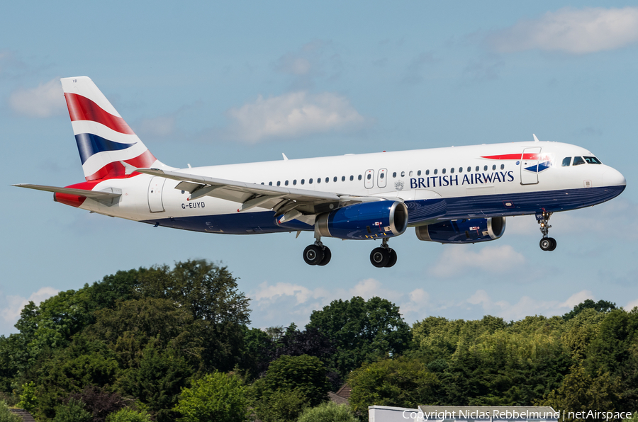 British Airways Airbus A320-232 (G-EUYD) | Photo 331681