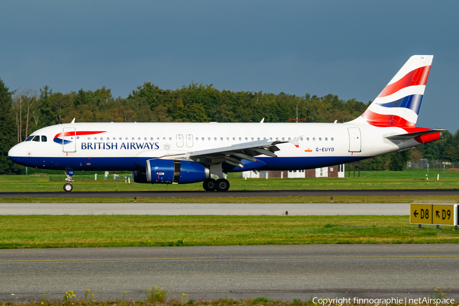 British Airways Airbus A320-232 (G-EUYD) | Photo 592444