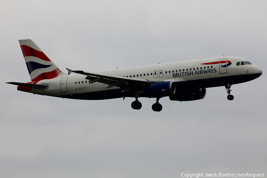 British Airways Airbus A320-232 (G-EUYD) | Photo 185515