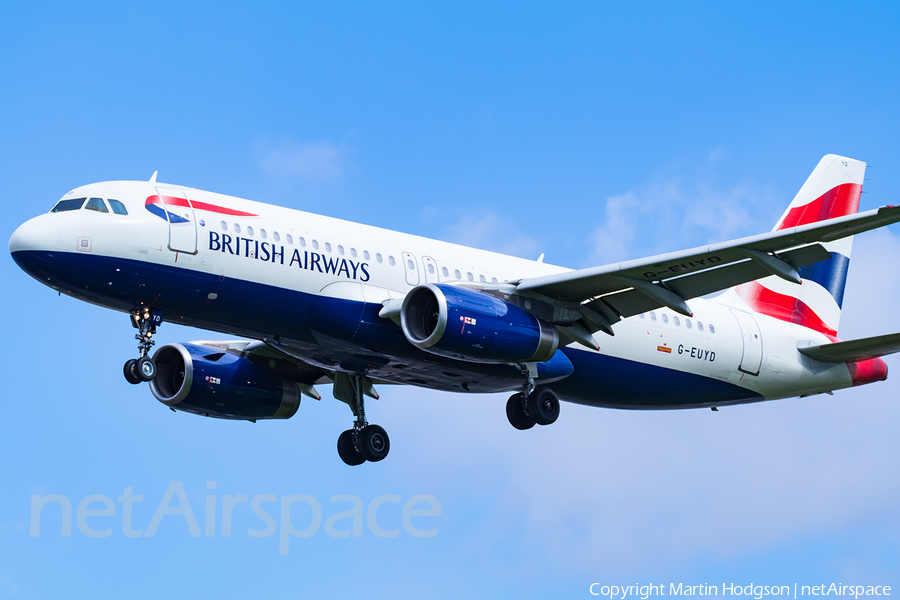 British Airways Airbus A320-232 (G-EUYD) | Photo 245083