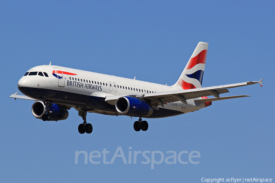 British Airways Airbus A320-232 (G-EUYE) | Photo 226930