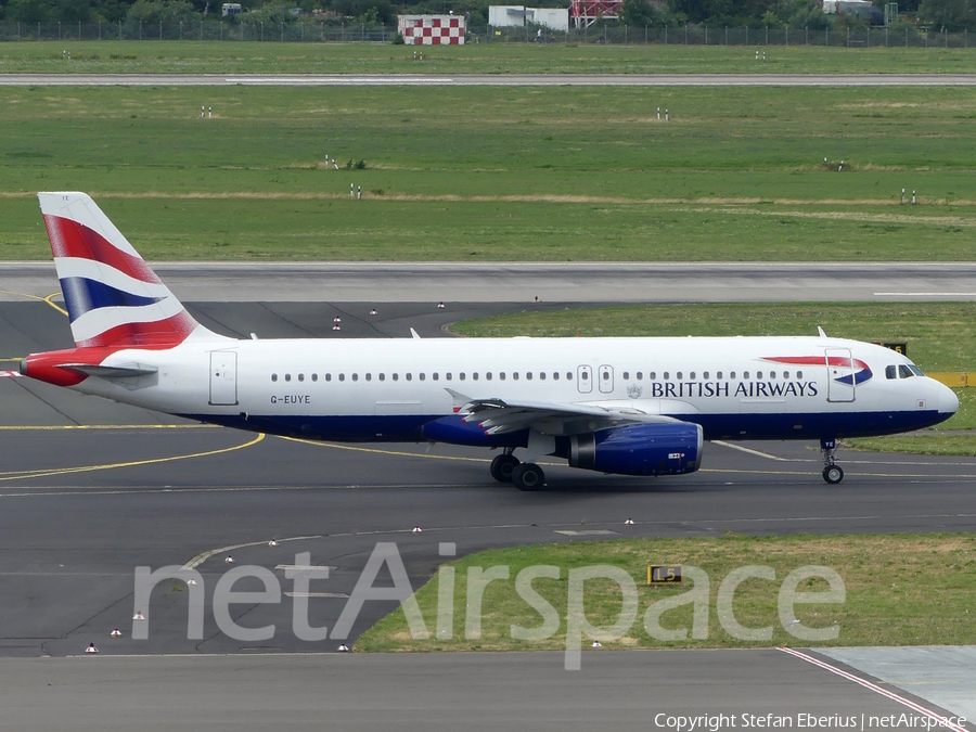 British Airways Airbus A320-232 (G-EUYE) | Photo 581030