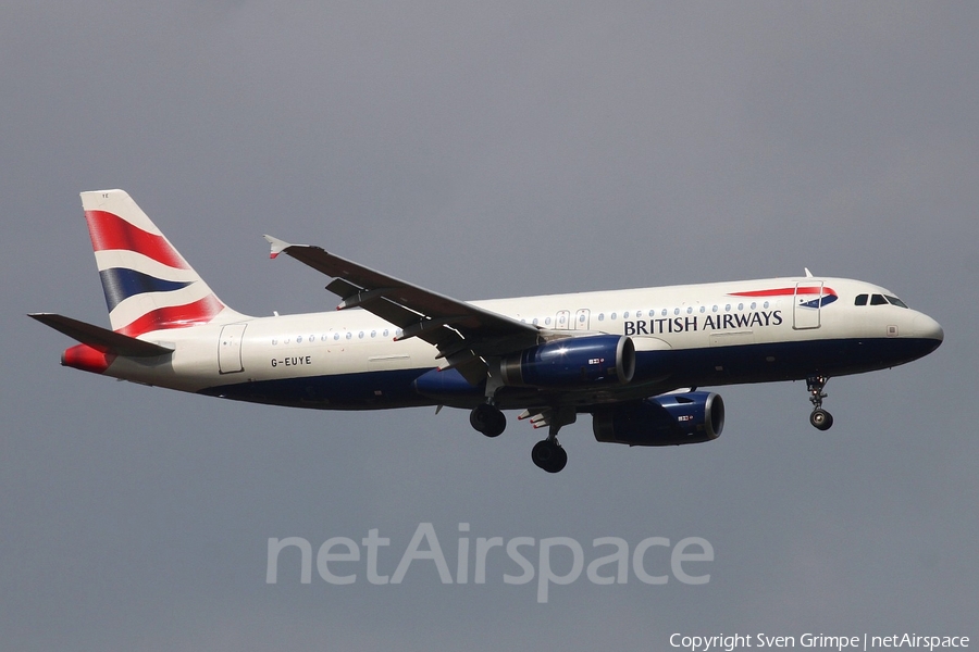 British Airways Airbus A320-232 (G-EUYE) | Photo 24606