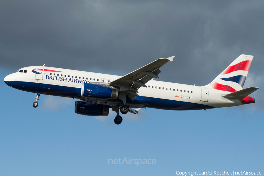 British Airways Airbus A320-232 (G-EUYE) | Photo 266910