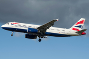 British Airways Airbus A320-232 (G-EUYE) at  London - Heathrow, United Kingdom
