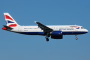 British Airways Airbus A320-232 (G-EUYE) at  London - Heathrow, United Kingdom