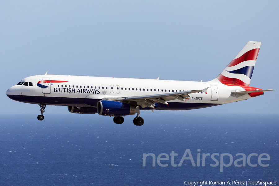 British Airways Airbus A320-232 (G-EUYE) | Photo 466166