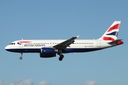 British Airways Airbus A320-232 (G-EUYF) at  Hamburg - Fuhlsbuettel (Helmut Schmidt), Germany