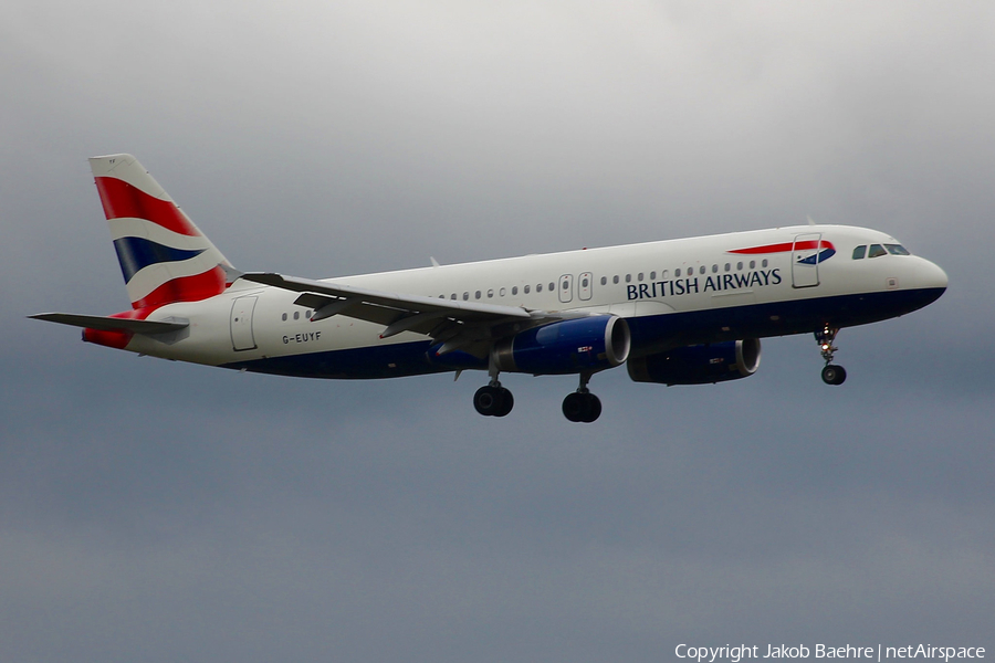 British Airways Airbus A320-232 (G-EUYF) | Photo 185507