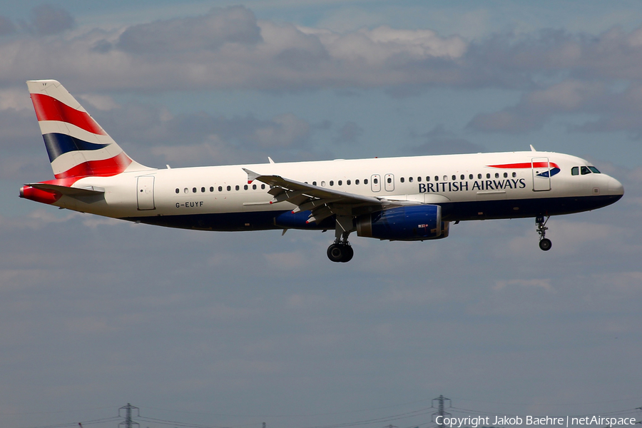 British Airways Airbus A320-232 (G-EUYF) | Photo 185601