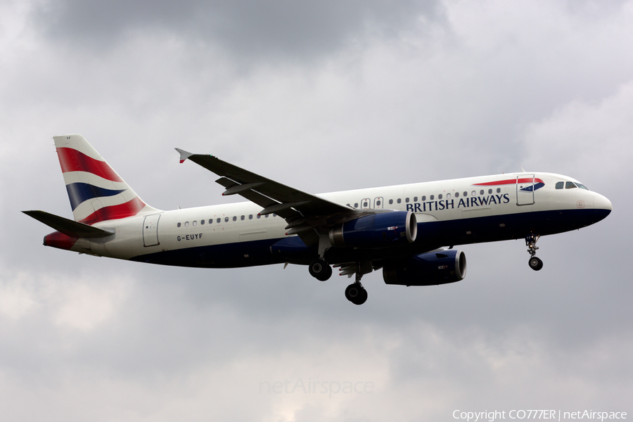 British Airways Airbus A320-232 (G-EUYF) | Photo 61697
