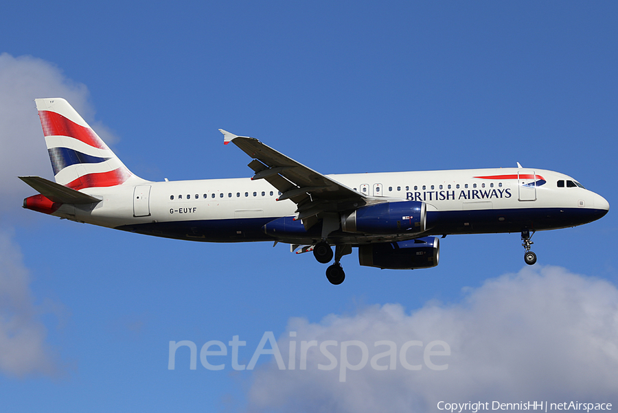 British Airways Airbus A320-232 (G-EUYF) | Photo 370311