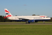 British Airways Airbus A320-232 (G-EUYG) at  Hamburg - Fuhlsbuettel (Helmut Schmidt), Germany