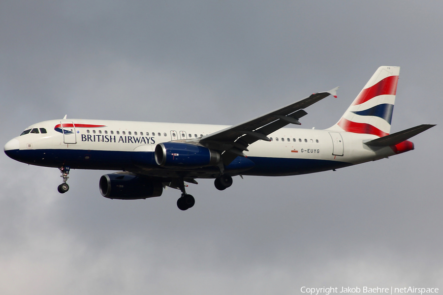 British Airways Airbus A320-232 (G-EUYG) | Photo 148493