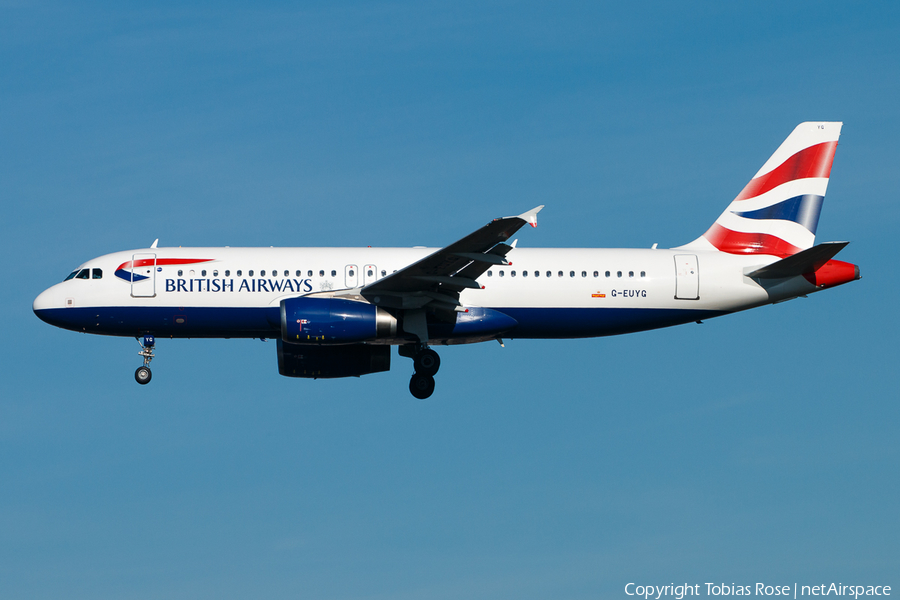 British Airways Airbus A320-232 (G-EUYG) | Photo 301082