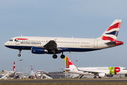 British Airways Airbus A320-232 (G-EUYG) at  Lisbon - Portela, Portugal