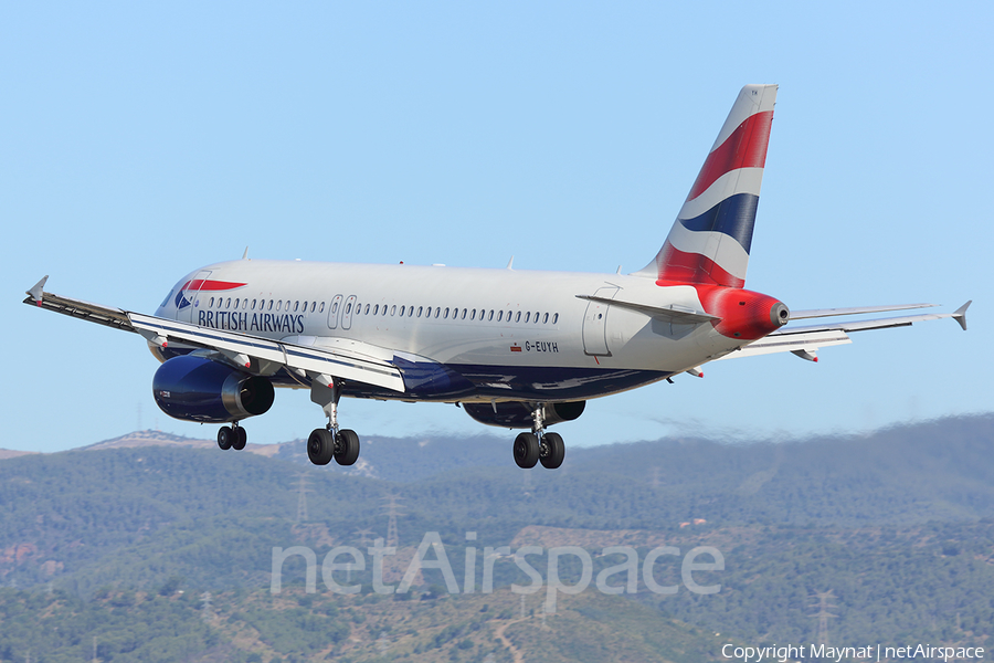 British Airways Airbus A320-232 (G-EUYH) | Photo 213572