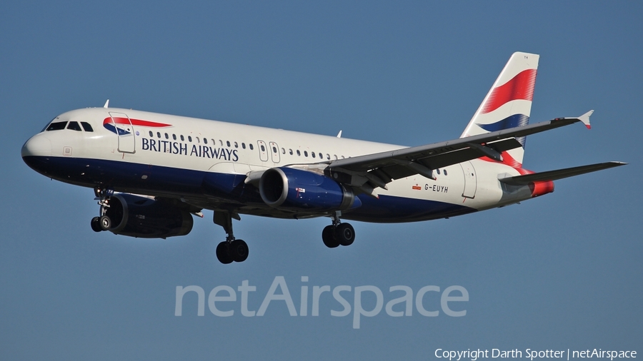 British Airways Airbus A320-232 (G-EUYH) | Photo 223899
