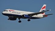 British Airways Airbus A320-232 (G-EUYH) at  Barcelona - El Prat, Spain