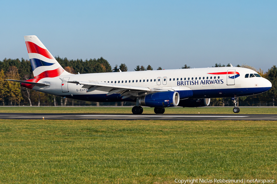 British Airways Airbus A320-232 (G-EUYH) | Photo 357710