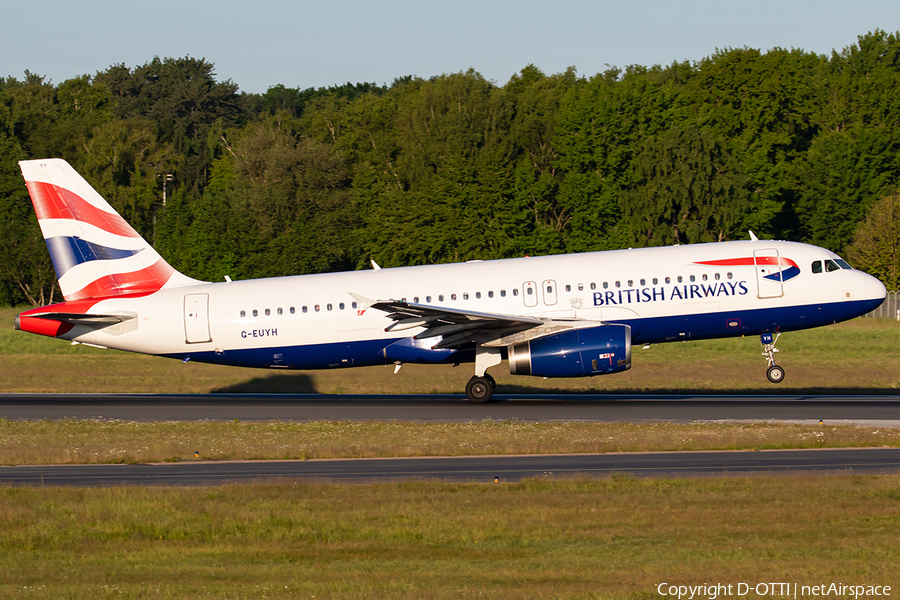 British Airways Airbus A320-232 (G-EUYH) | Photo 680665